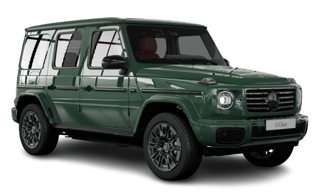 G Class Electric in deep green non - metallic