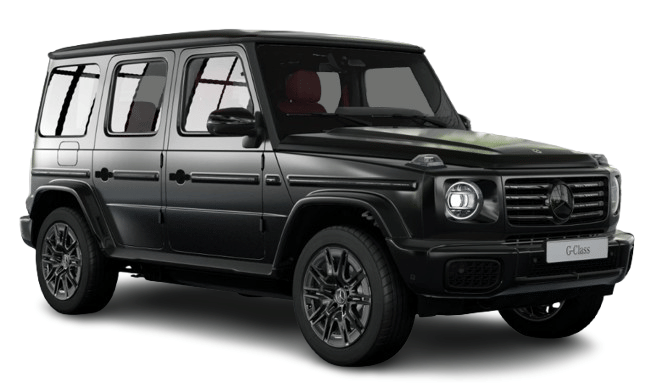 G Class Electric in night black magno