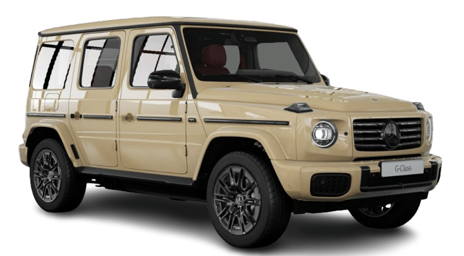 Mercedes-Benz G Class Electric in non - metallic desert sand