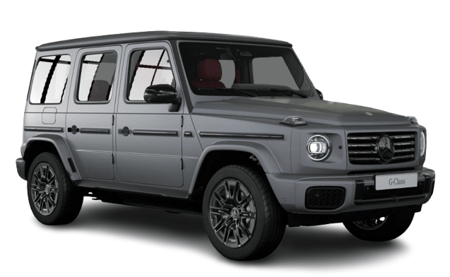 G Class Electric in platinum magno