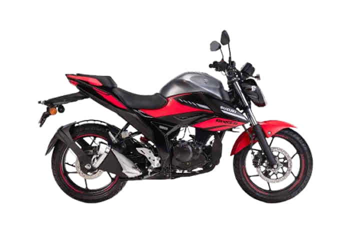 Suzuki Gixxer 150 in YHG (Met Oort Gray) + YVZ (Pearl Mira Red)