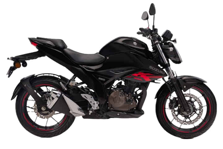 Suzuki Gixxer 250 in Glass Sparkle Black