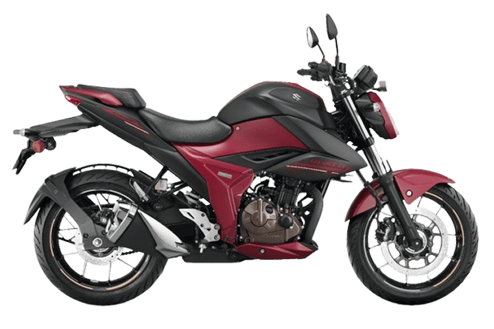 Gixxer 250 in Met. Mat Black No.2 / Met. Mat Bordeaux Red