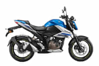 Suzuki Gixxer 250 Met. Triton Blue / Pearl Glacier White  colour Bikes
