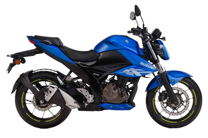 Gixxer 250 in Metallic Triton Blue / Glass Sparkle Black