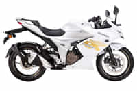 Suzuki Gixxer SF 250 Pearl Glacier White / Metallic Mat Platinum Silver No.2 colour Bikes