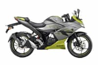 Suzuki Gixxer SF Met. Oort Gray / Met. Lush Green  colour Bikes Suzuki Gixxer SF Met. Oort Gray / Met. Lush Green  colour Bikes