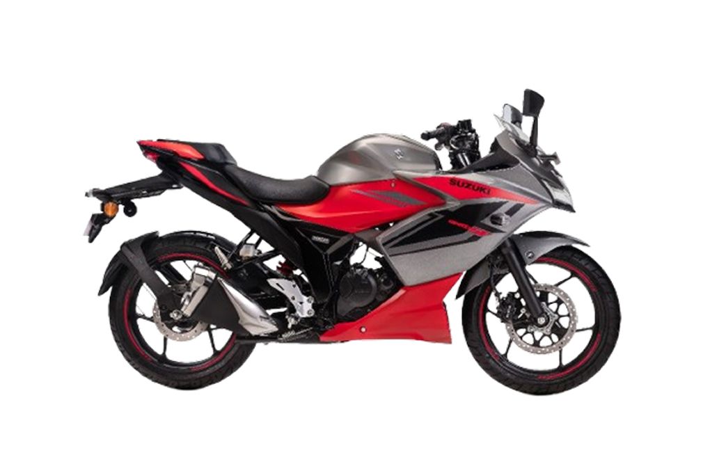 Gixxer SF YHG (Met Oort Gray) + YVZ (Pearl Mira Red)