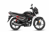 Hero Glamour BLACK METALIC SILVER colour 