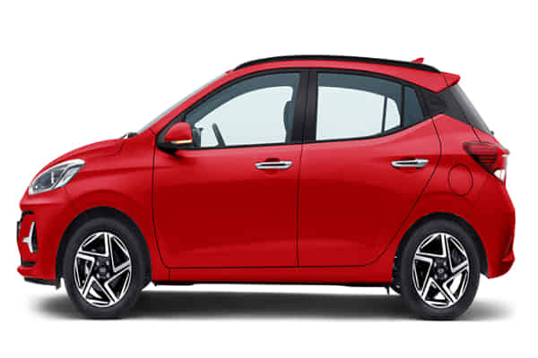 Hyundai Grand i10 Nios in Fiery red