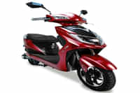 Kinetic Green Zoom 2022-2025 Maroon colour  Kinetic Green Zoom 2022-2025 Maroon colour