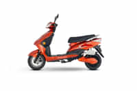 Kinetic Green Zulu Insta Orange colour Scooters
