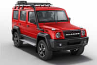 Force Gurkha 5 Door Red colour  Force Gurkha 5 Door Red colour