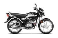 Hero HF Deluxe BLACK GREY STRIPE colour Bikes