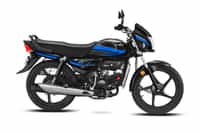 Hero HF Deluxe BLACK NEXUS BLUE (PRO) colour Bikes