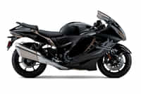 Suzuki Hayabusa Glass Sparkle Black / Metallic Mat Titanium Silver colour 