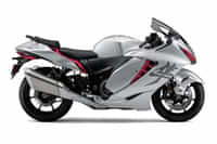 Suzuki Hayabusa Metallic Matte Sword Silver & Candy Daring Red colour 