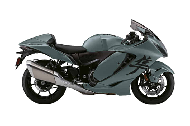 Suzuki Hayabusa in Mettalic Mat Steel Green  / Glass Sparkle Black