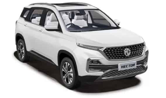 MG Hector 2020-2023 in Candy White