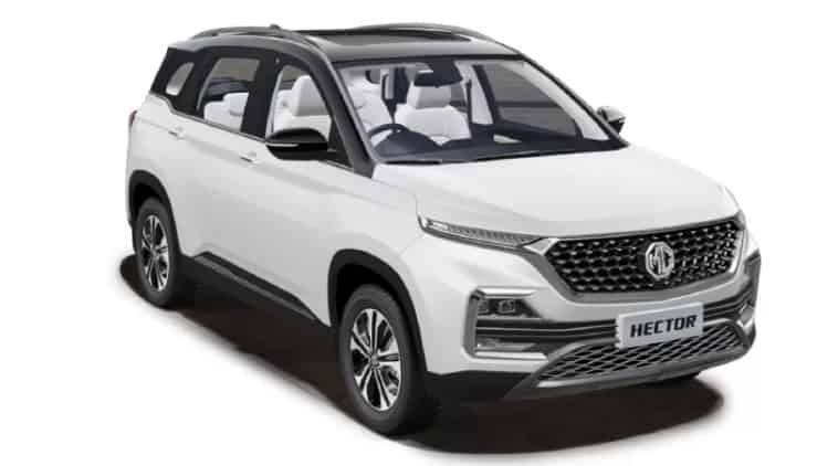 MG Hector 2020-2023 undefined in Candy White With Starry Black