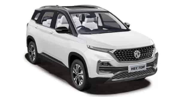 MG Hector 2020-2023 in Candy White With Starry Black