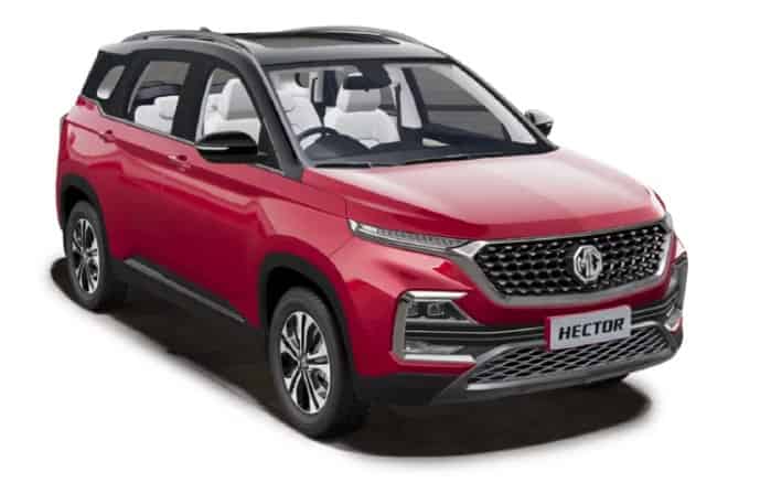 MG Hector 2020-2023 undefined in Glaze Red With Starry Black
