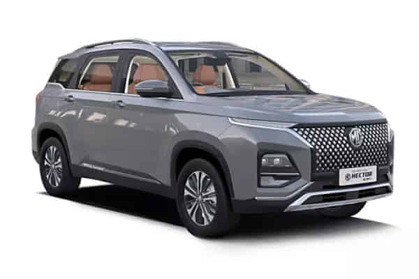 MG Hector Plus 2023-2025 in Aurora Silver