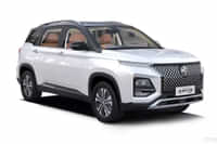 MG Hector Plus Candy White colour  MG Hector Plus Candy White colour