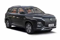 MG Hector Plus Starry Black colour  MG Hector Plus Starry Black colour