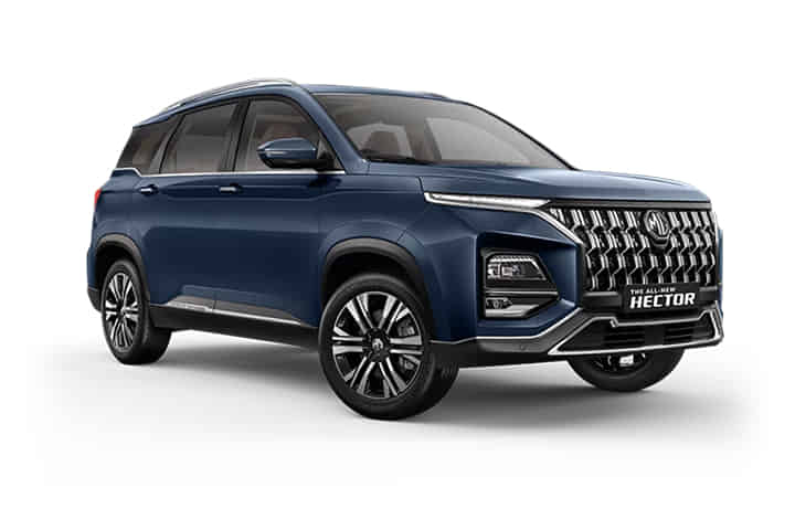 MG Hector Plus in Celadon Blue