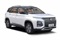 MG Hector Plus Dual Tone White & Black colour  MG Hector Plus Dual Tone White & Black colour