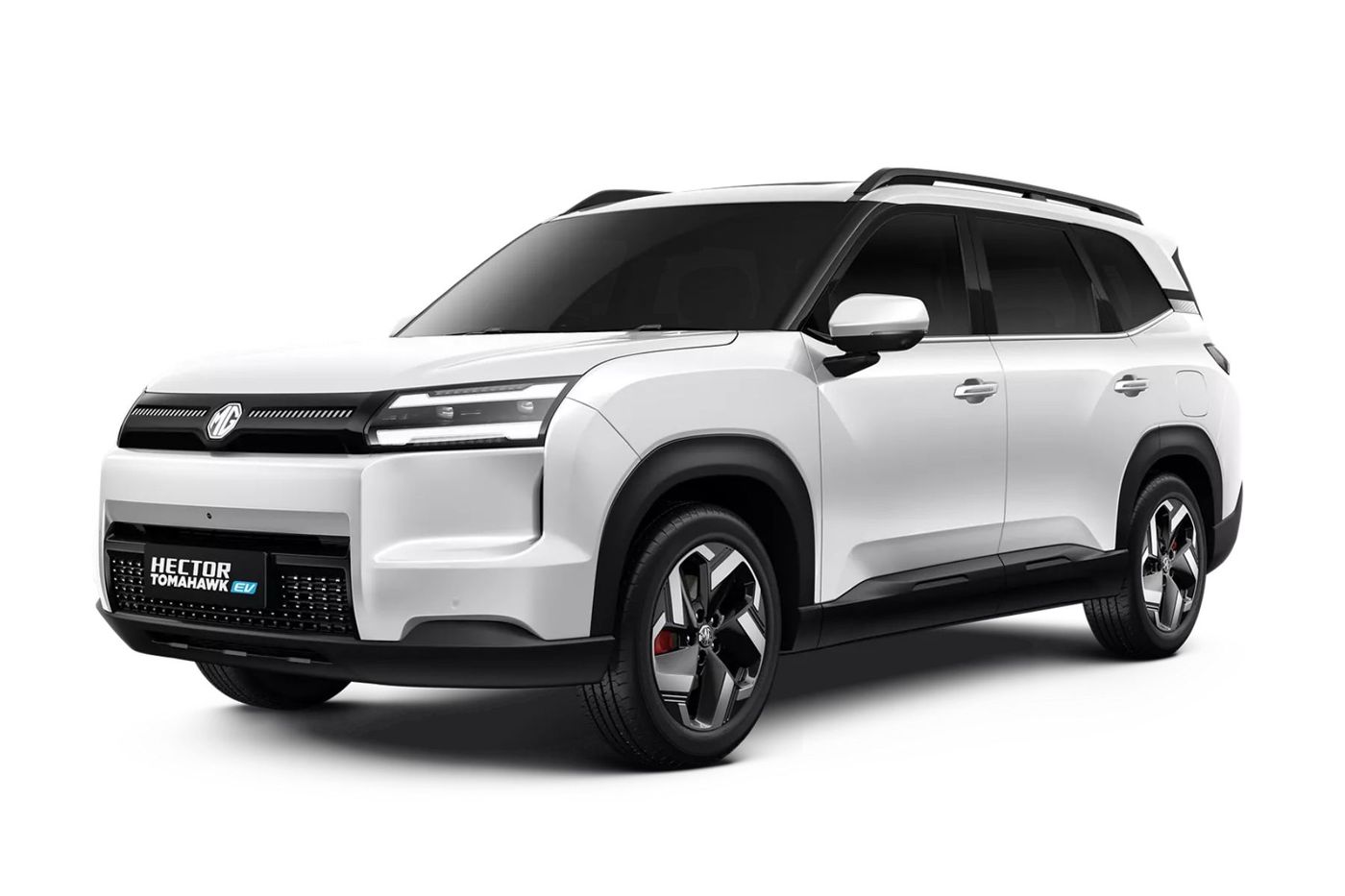 Hector Tomahawk EV in Pearl White