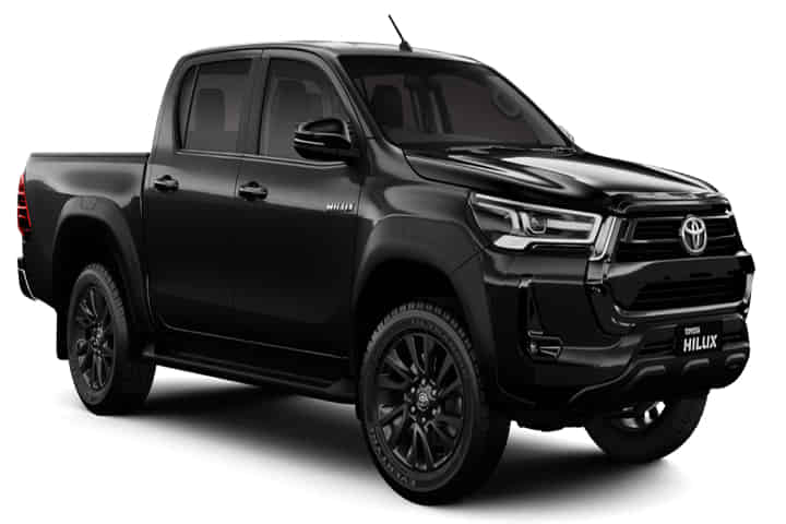 Toyota Hilux in Attiude Black