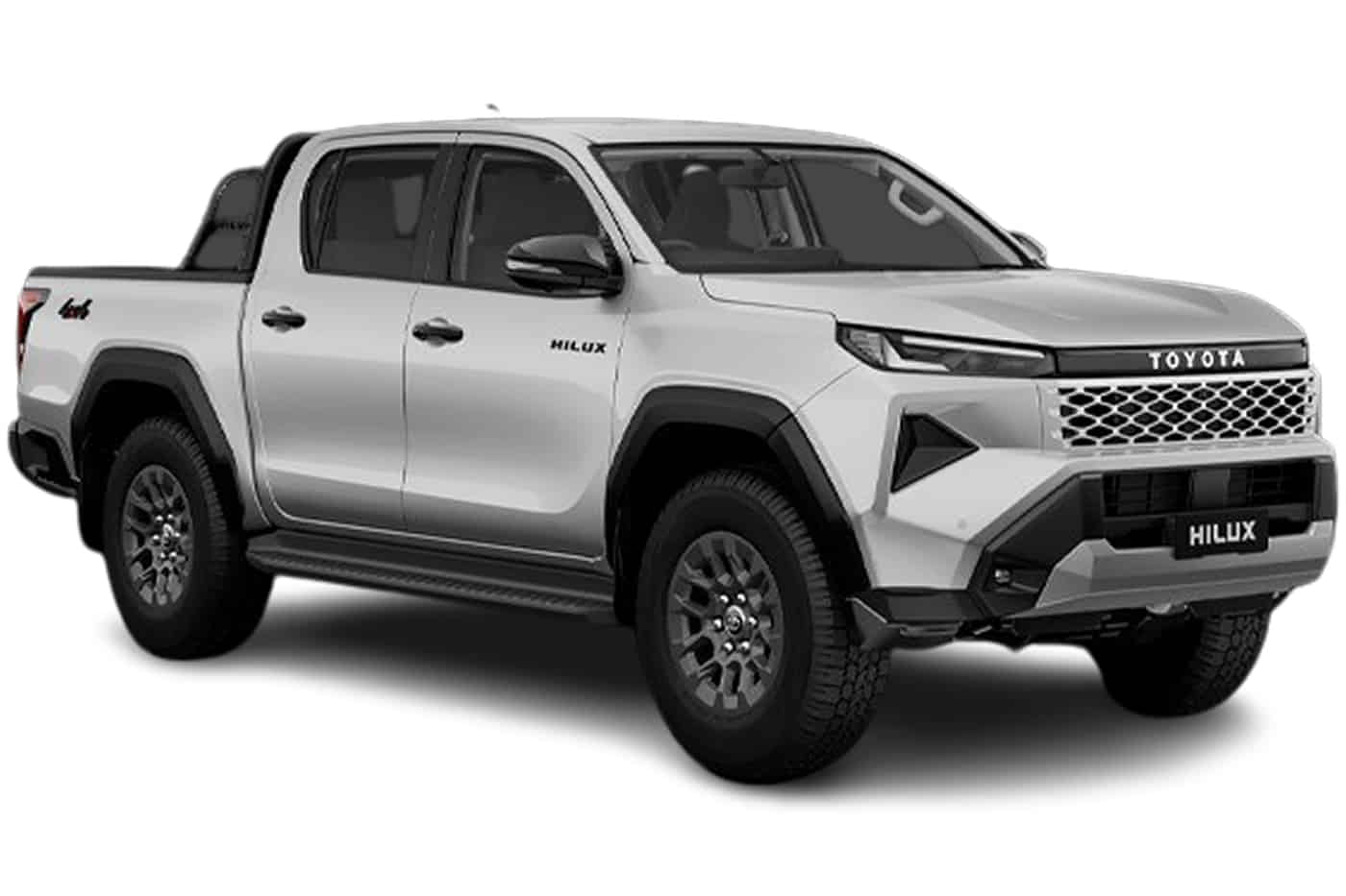 Hilux in Platinum Pearl Metallic White Hilux in Platinum Pearl Metallic White