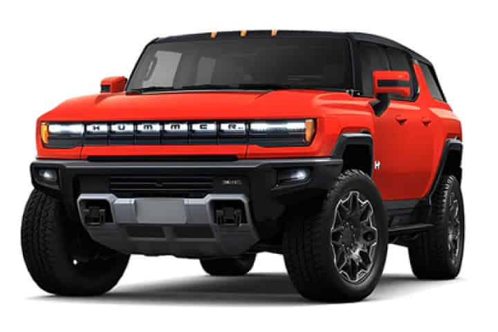 GMC Hummer EV in Solar Orange