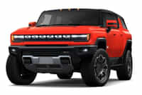 GMC Hummer EV Solar Orange colour  GMC Hummer EV Solar Orange colour