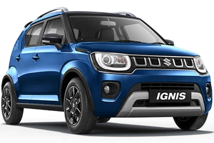 Maruti Suzuki Ignis in NEXA BLUE WITH BLACK ROOF