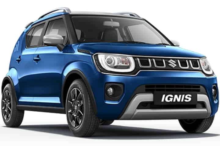 Maruti Suzuki Ignis in NEXA BLUE WITH SILVER ROOF