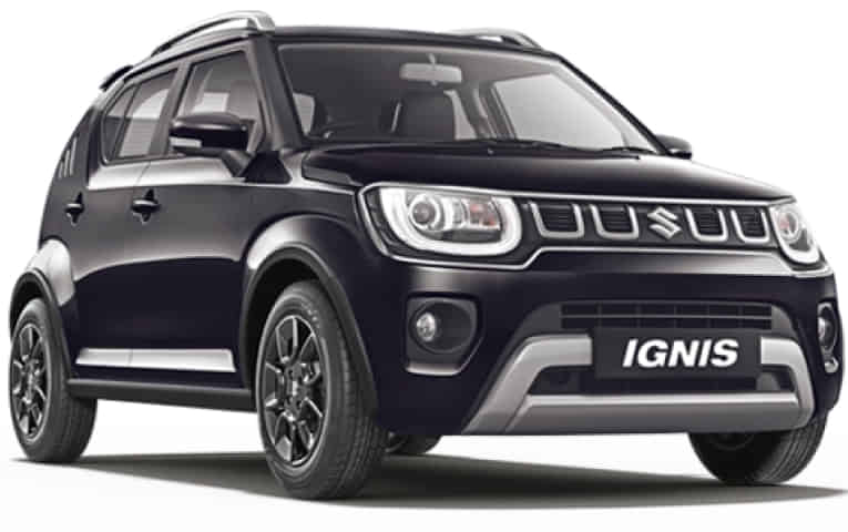 Maruti Suzuki Ignis in BLUISH BLACK