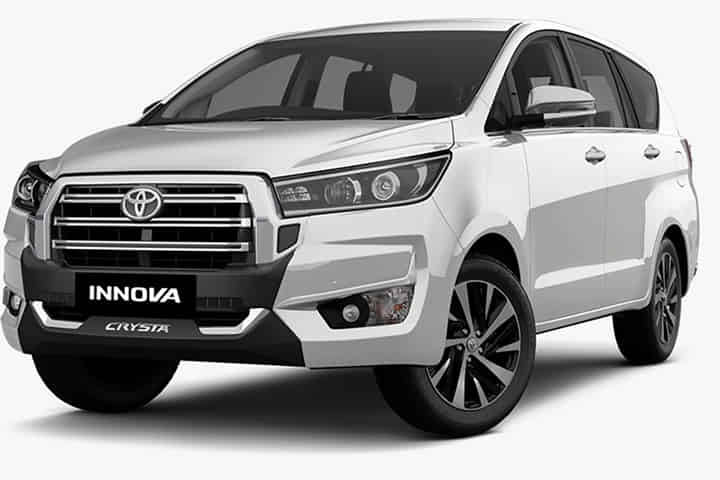Toyota Innova Crysta in Platinum White Pearl Toyota Innova Crysta in Platinum White Pearl
