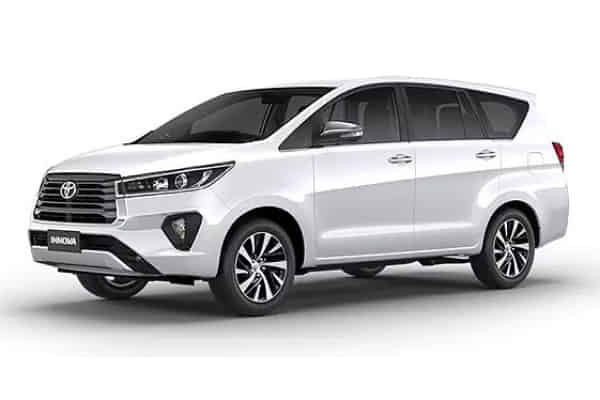 Toyota Innova Crysta 2020-2023 in Super White