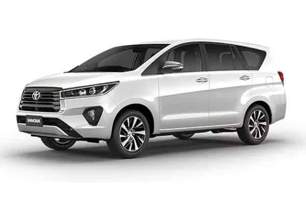 Toyota Innova Crysta 2020-2023 in White Pearl CrystalShine