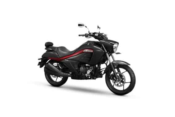 Intruder 150 2017-2022 in Metallic Matte Black & Candy Sonama Red Intruder 150 2017-2022 in Metallic Matte Black & Candy Sonama Red