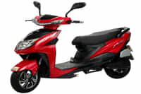 AMO Electric Jaunty Red with Black colour Scooters AMO Electric Jaunty Red with Black colour Scooters