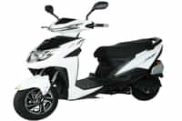 AMO Electric Jaunty White with Black colour Scooters AMO Electric Jaunty White with Black colour Scooters