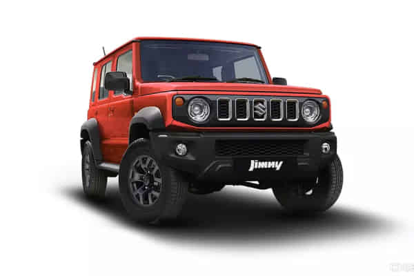 Jimny in Sizzling Red
