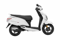TVS Jupiter 125 White Pearl colour Scooters TVS Jupiter 125 White Pearl colour Scooters