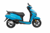 TVS Jupiter Dawn Blue Matte colour Scooters TVS Jupiter Dawn Blue Matte colour Scooters