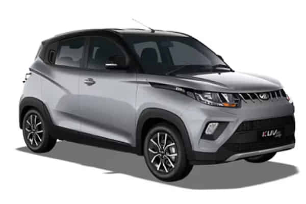 Mahindra KUV 100 NXT 2020-2023 in Dazzling silver/Metallic Black