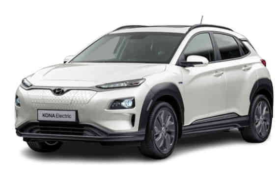 Kona Electric 2020 - 2024 in Atlas White Kona Electric 2020 - 2024 in Atlas White